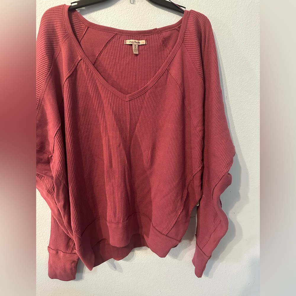 NWT Free People Santa Clara Thermal Long Sleeve